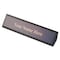 Dacasso Walnut & Leather Name Plate AG-8446 - alternate 1